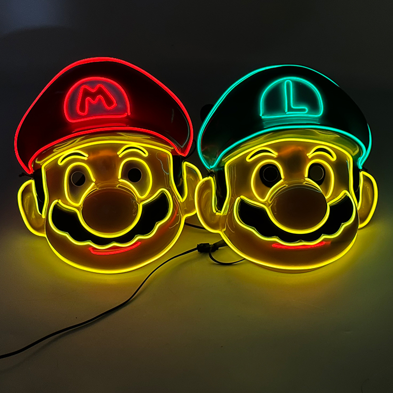 Led Purge Mask Halloween - Funny Cute Flashing Masquerade Mask Adult