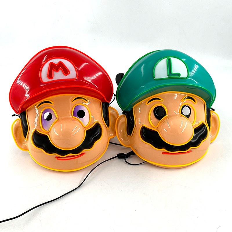 Funny Cute Flashing Masquerade - Led Purge Mask Halloween ulasan dan harga