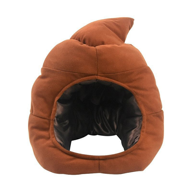 /GJ/Shit Shape Plush Hat Stuff - Fake Poop Gag Gift ulasan dan harga