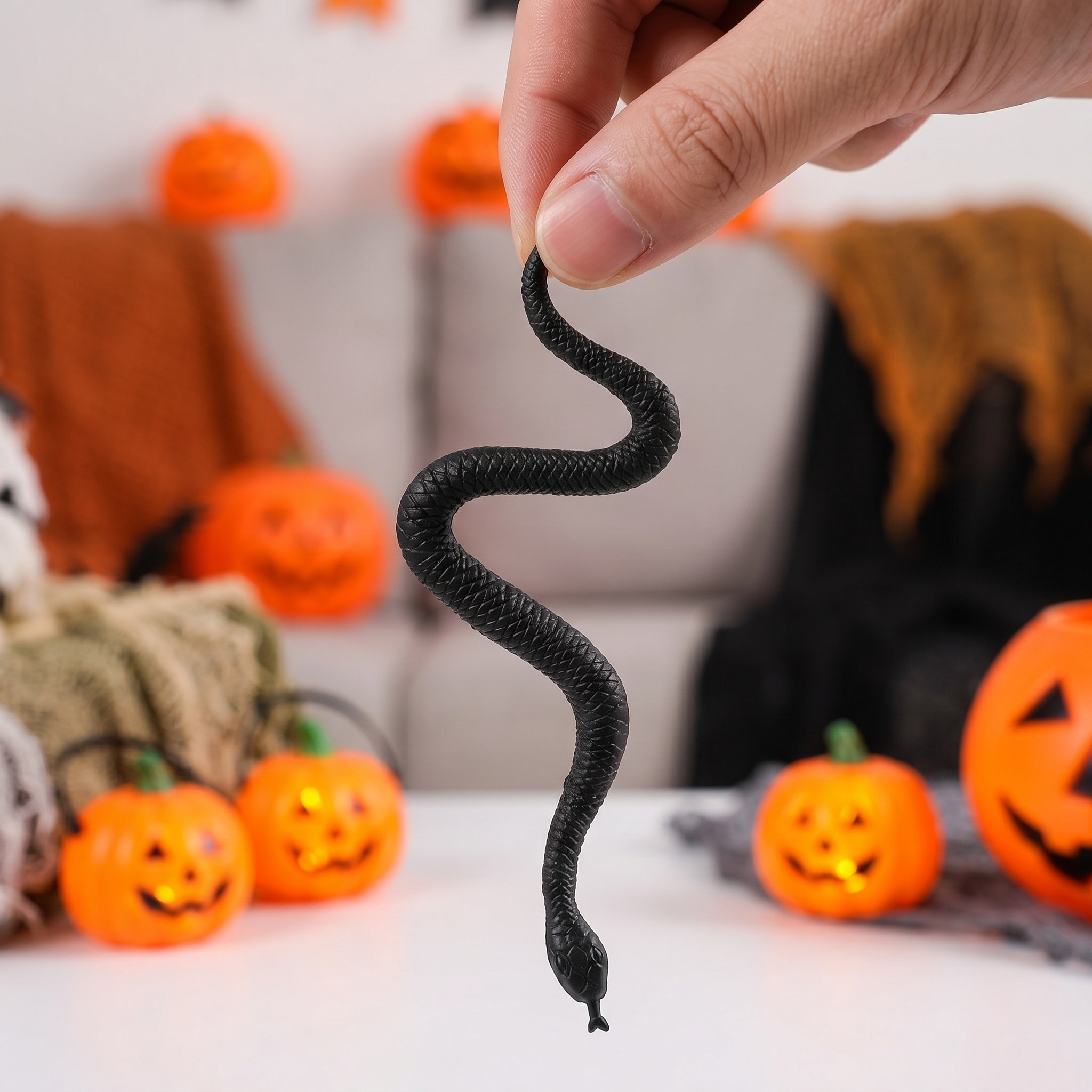 100pcs Realistic Scary Snake P - Prank Toys ulasan dan harga