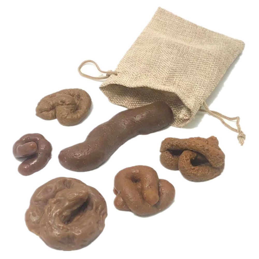 6Pcs Joke Tricky  Gadget Squis - Fake Poop Gag Gift ulasan dan harga